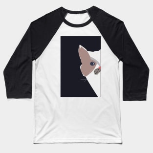 cat hide through the wall Baseball T-Shirt